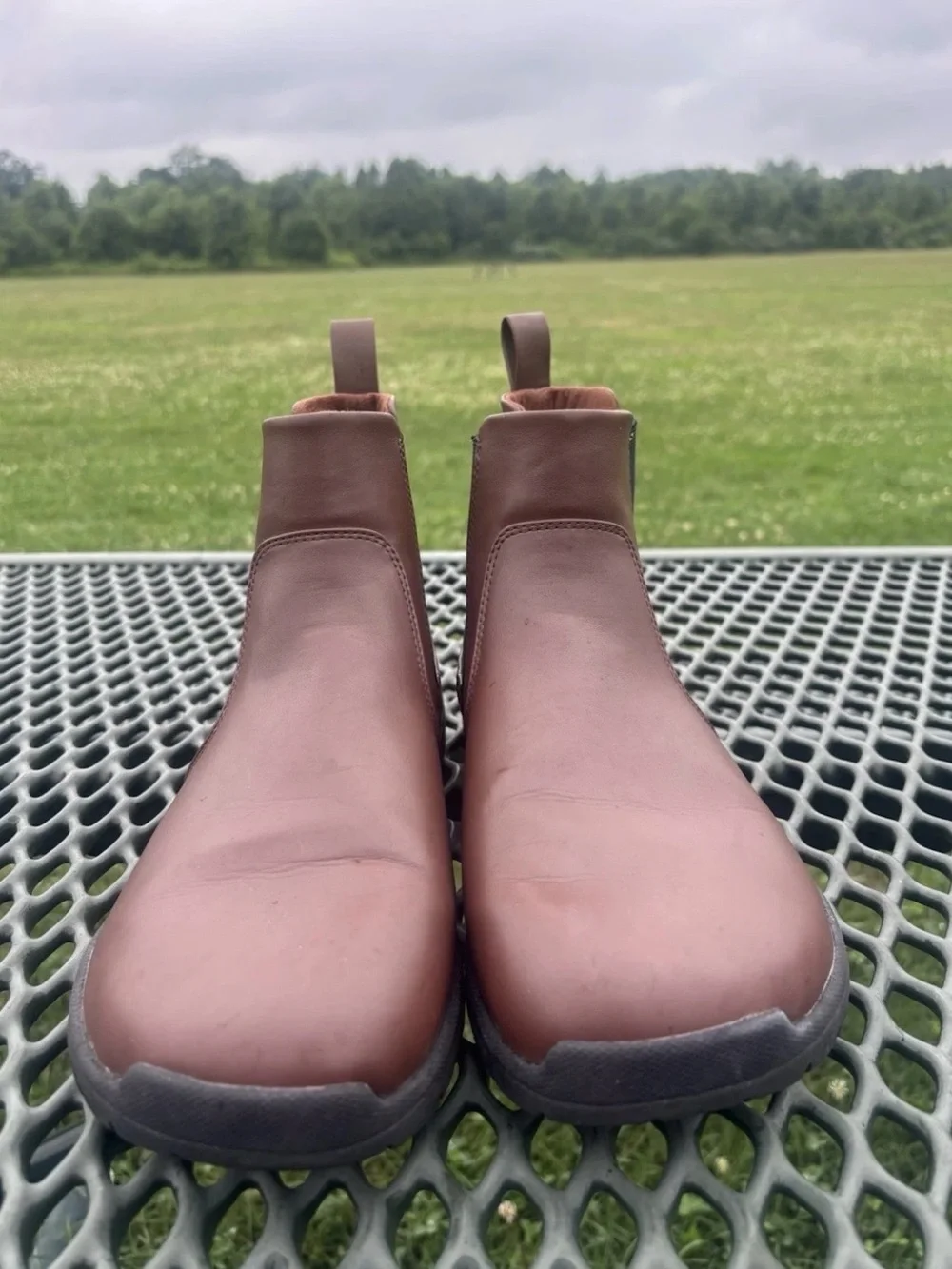 Feelgrounds Chelsea Boot Men US 12.5 EU 46 Hazelnut Brown Barefoot Shoe
